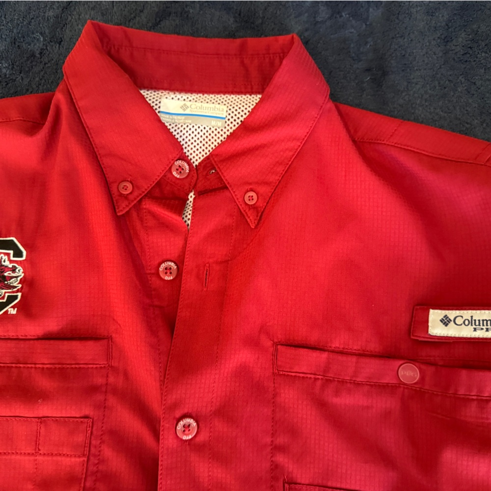 Columbia PFG South Carolina Gamecocks Button-Up Shirt